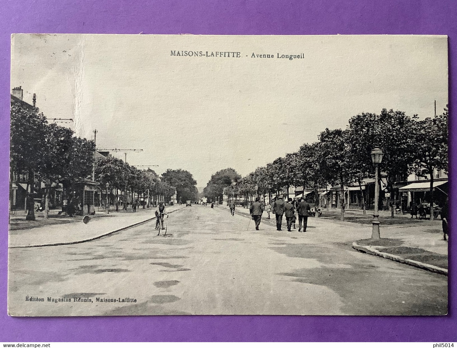 78   CPA     MAISONS-LAFFITTE     Avenue Longueil     Bon état (traces D’usage) - Maisons-Laffitte