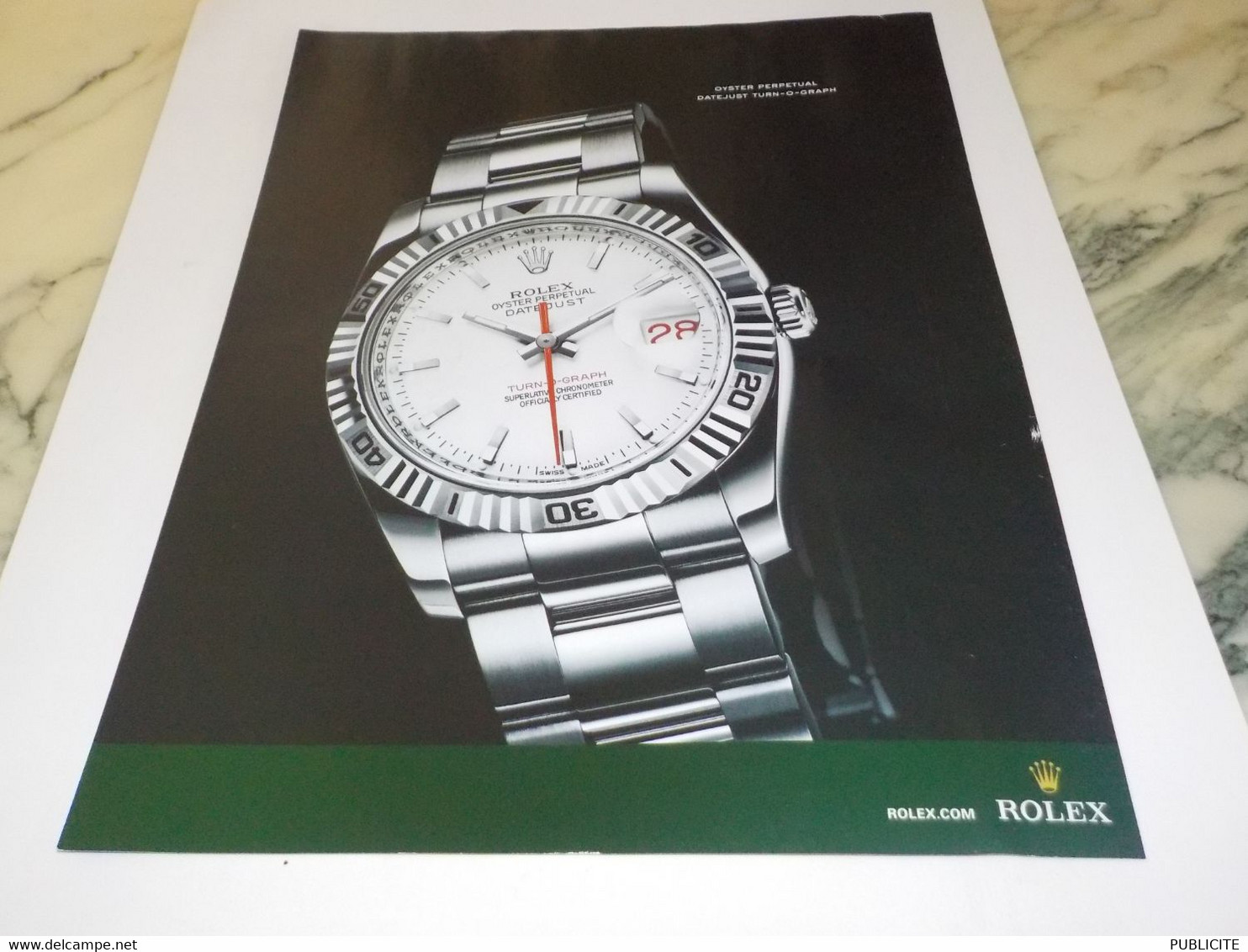 ANCIENNE PUBLICITE  MONTRE ROLEX 2008 - Autres & Non Classés