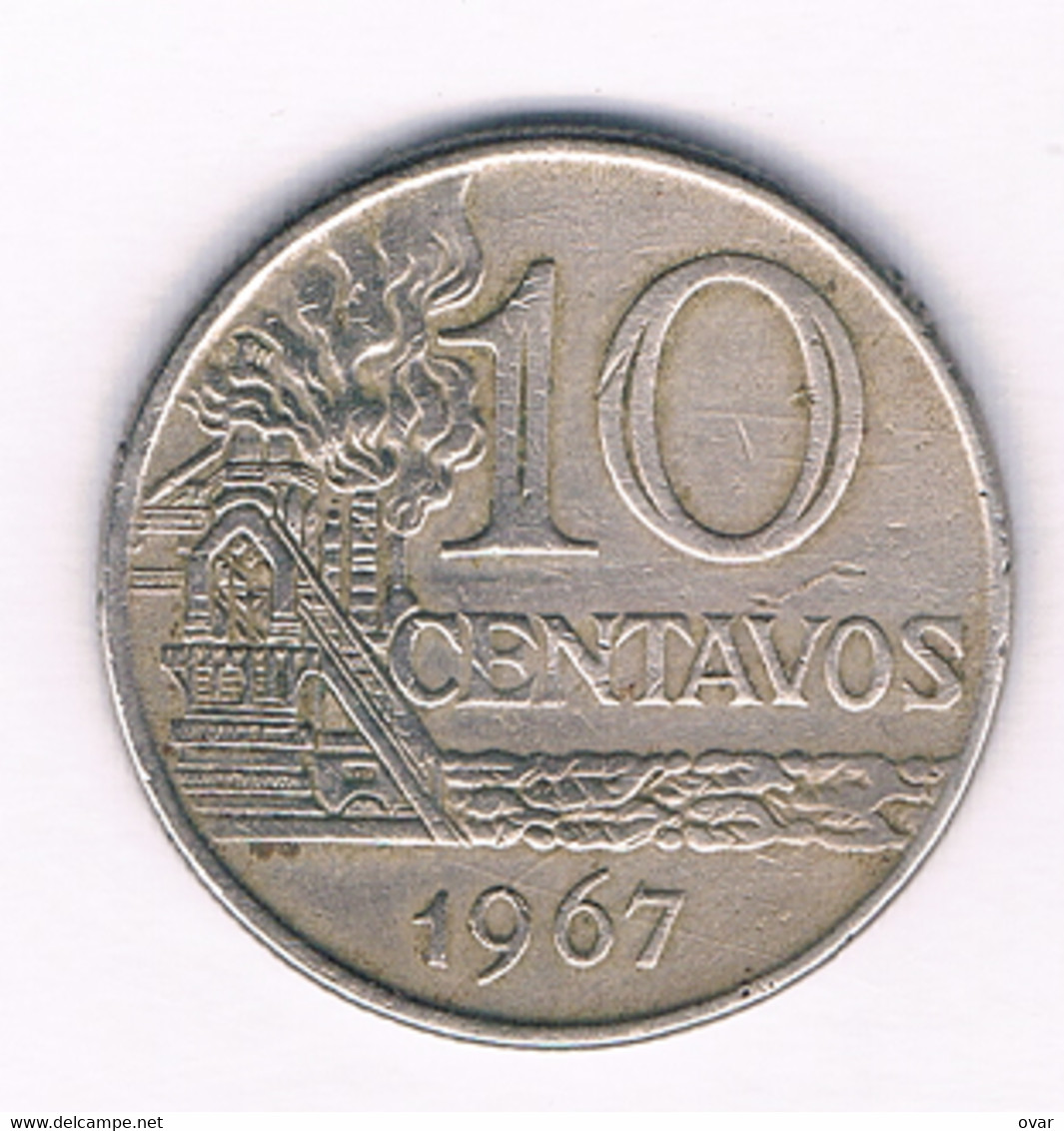 10 CENTAVOS 1967   BRAZILIE /12295/ - Brasilien