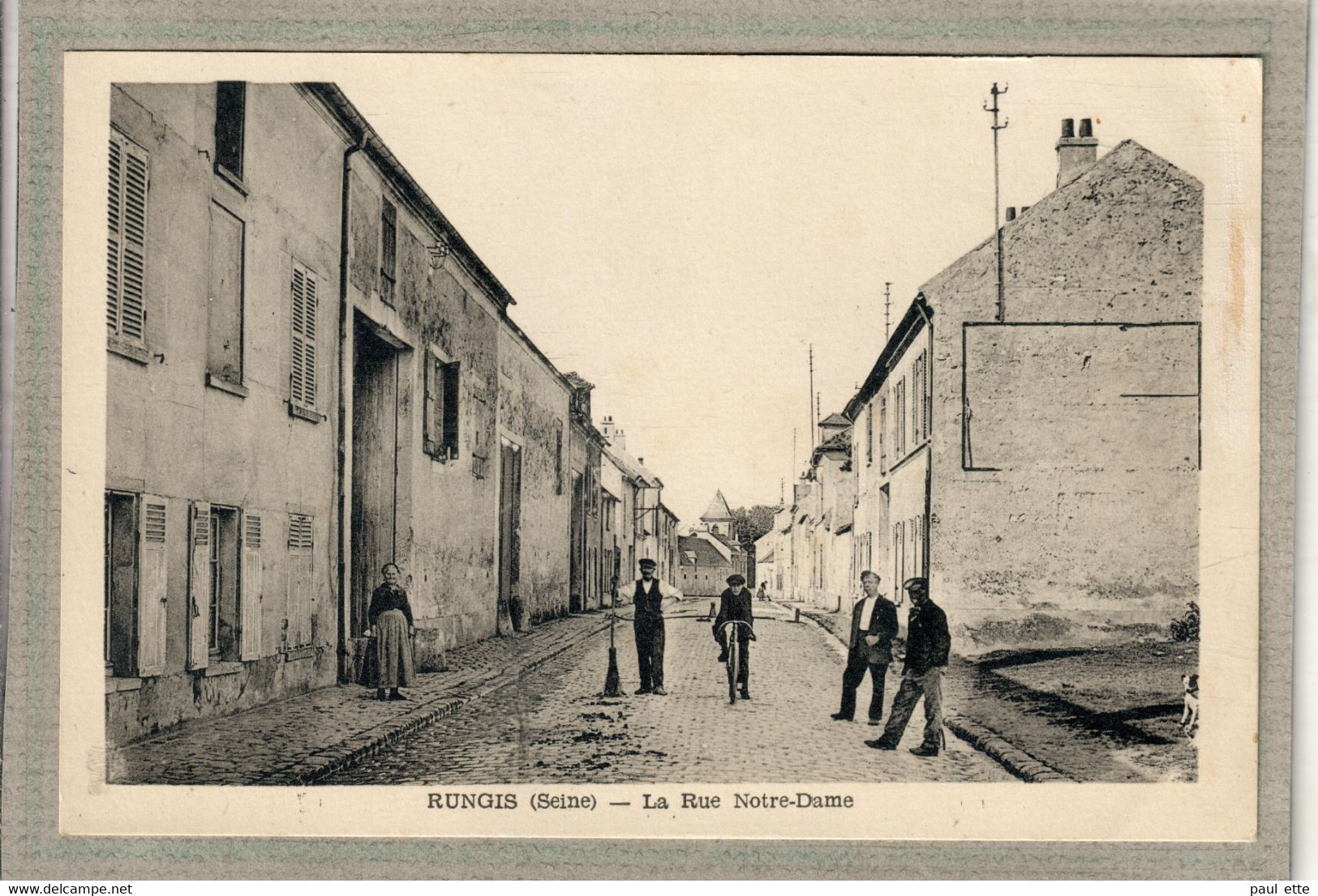 CPA - RUNGIS (94) - Aspect De La Rue Notre-Dame Dans Les Années 30 - Rungis