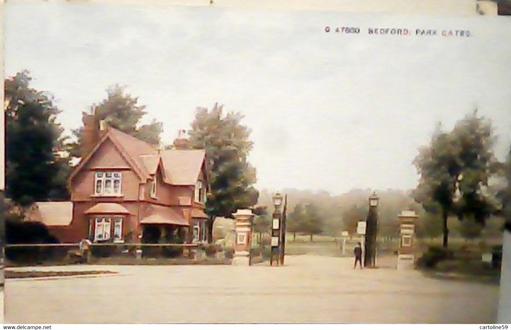 ENGLAND BERDFORDSHIRE . BEDFORD PARK GATE N1910  IP6821 - Bedford