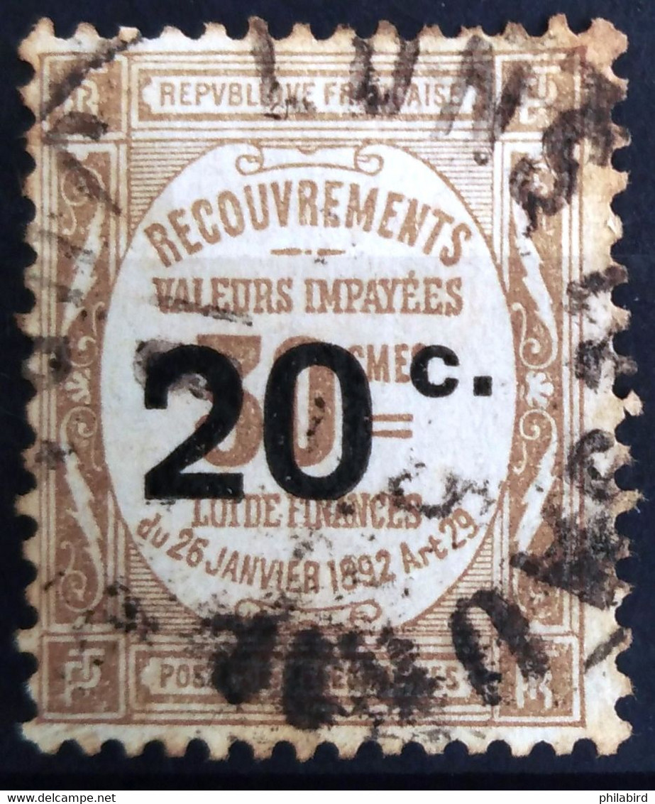 FRANCE                     TAXE 49                         OBLITERE - 1859-1959 Usados