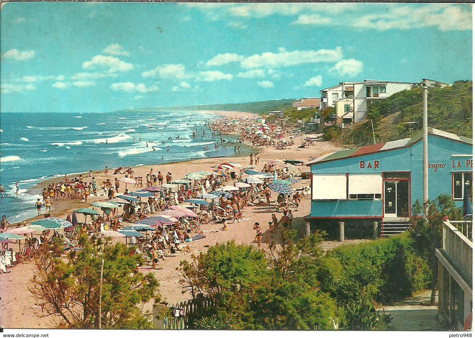 San Vincenzo (Livorno) Spiaggia Bagno "la Perla", Beach Bath "la Perla", Strand Bader "la Perla" - Livorno