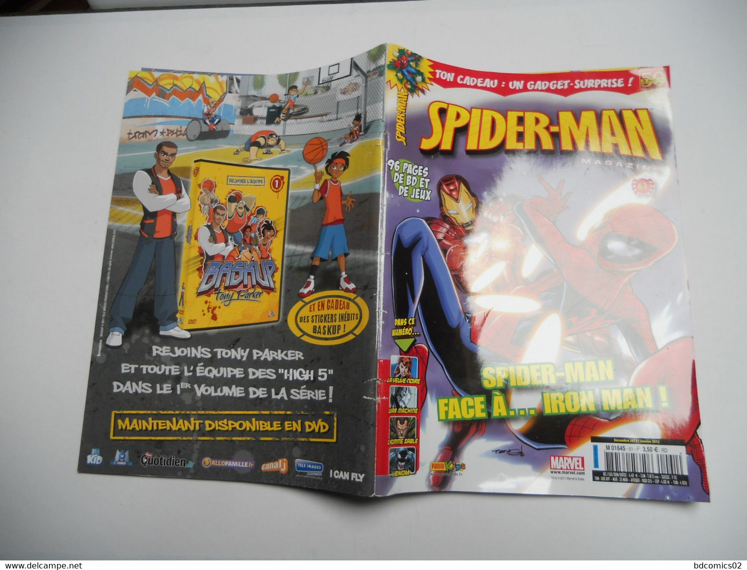 SPIDERMAN MAGAZINE N°61  JANVIER 2012 - Spiderman