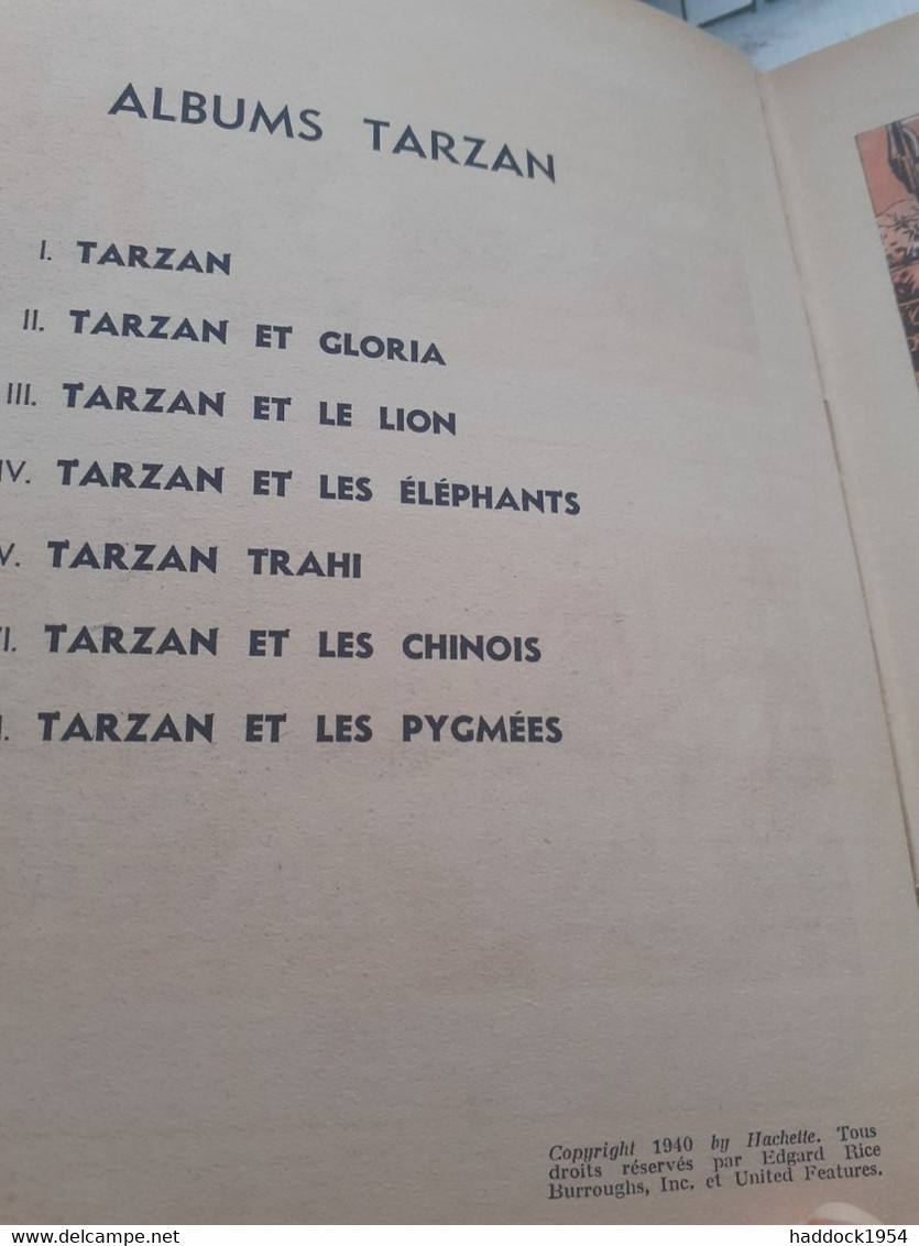 TARZAN Et Les Pygmées EDGAR RICE BURROUGHS Hachette 1940 - Tarzan