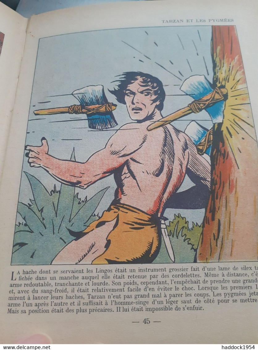 TARZAN Et Les Pygmées EDGAR RICE BURROUGHS Hachette 1940 - Tarzan