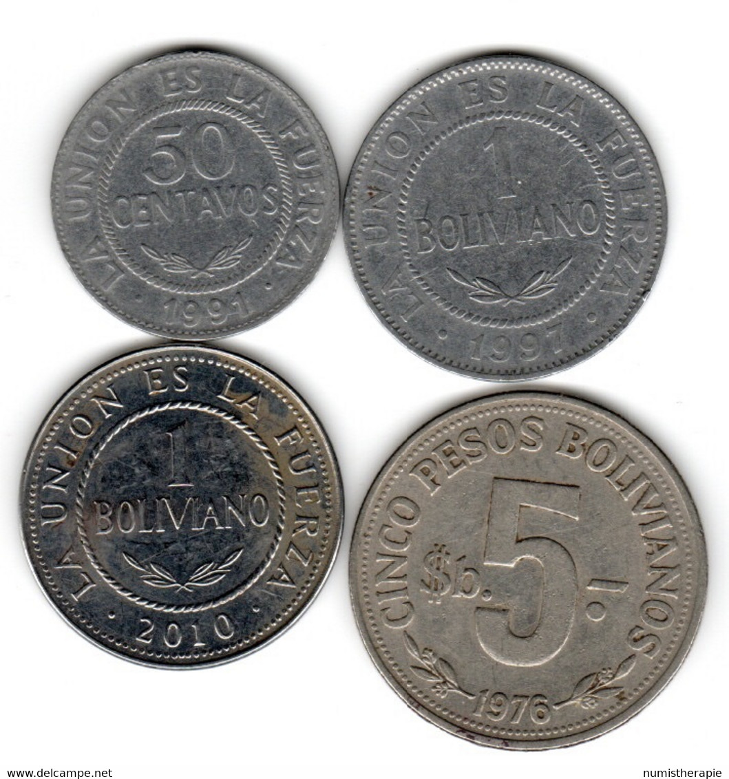 Bolivie : Lot De 4 Pièces - Bolivie