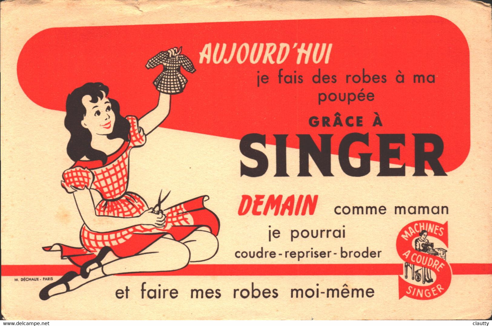 Buvard Singer , Machines à Coudre - Colecciones & Series