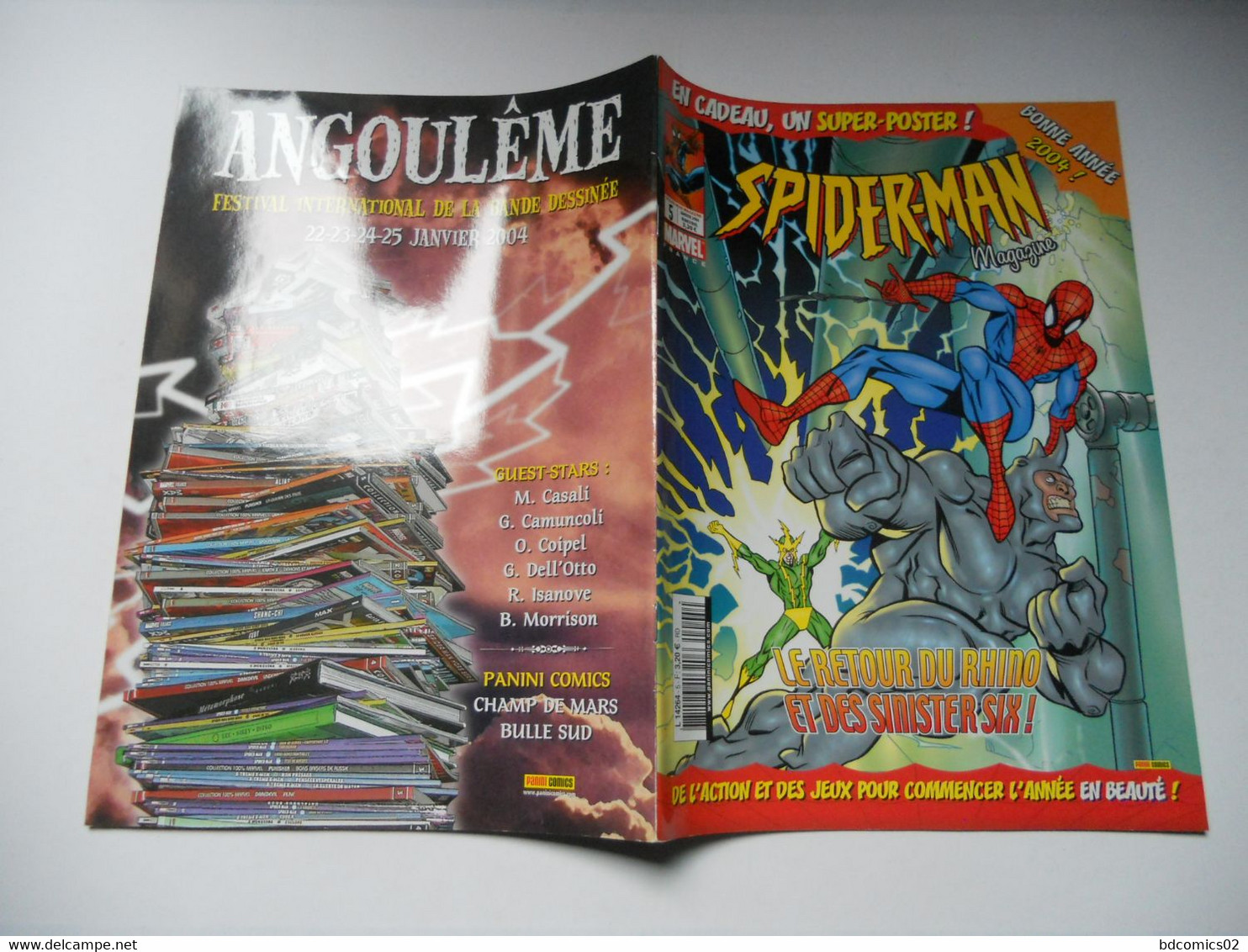 Spiderman Magazine N° 5 Janvier 2004 Avec Poster Attacher - Spiderman