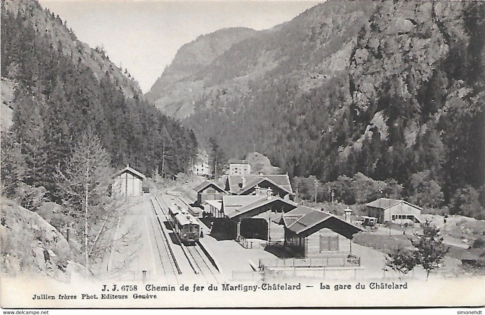 Gare De CHATELARD - Chemin De Fer Du Martigny - Chatelard - Martigny