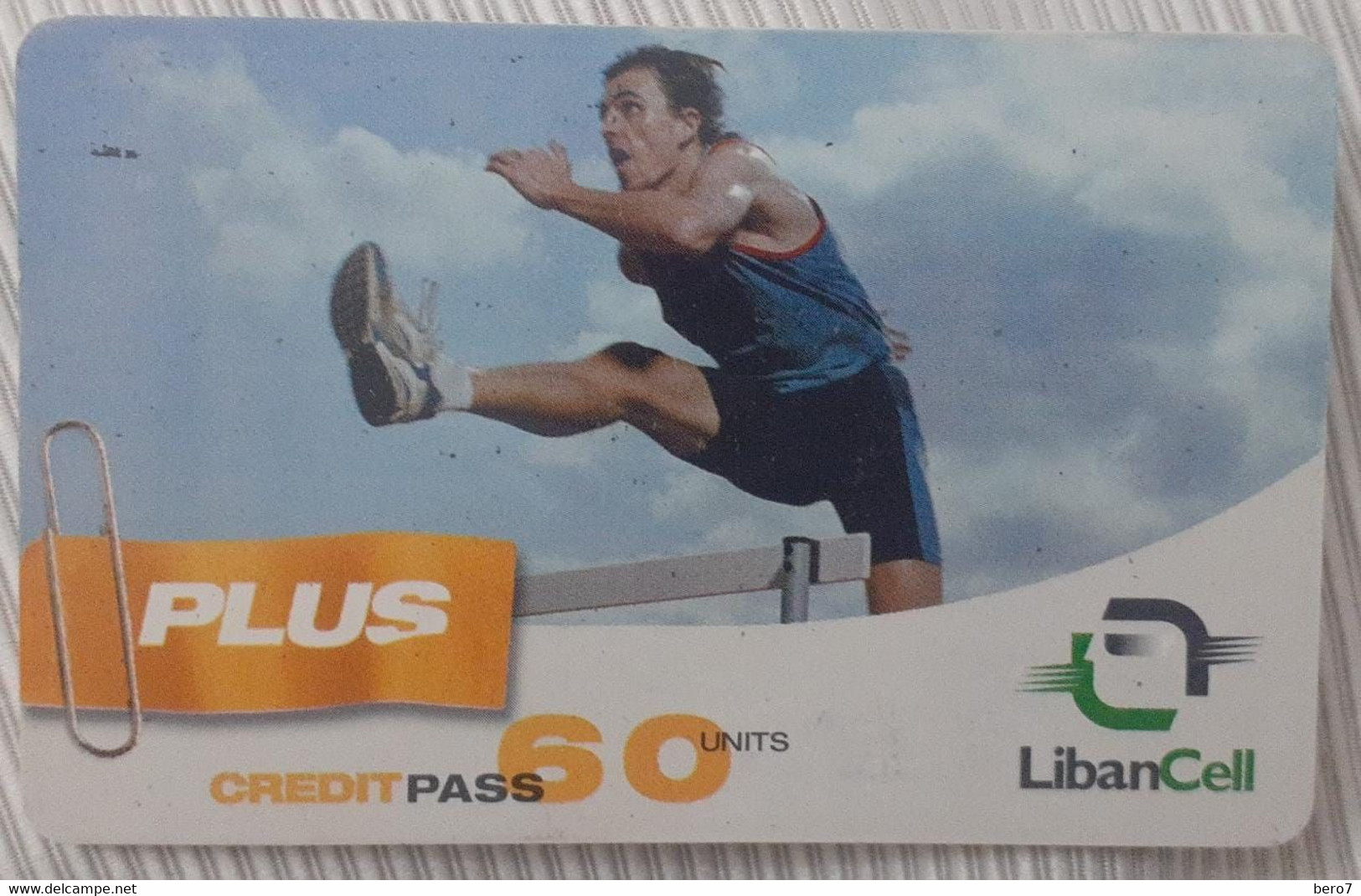 Lebanon 60 Units LibanCell Plus - Hurdles Running Credit Pass - Lebanon