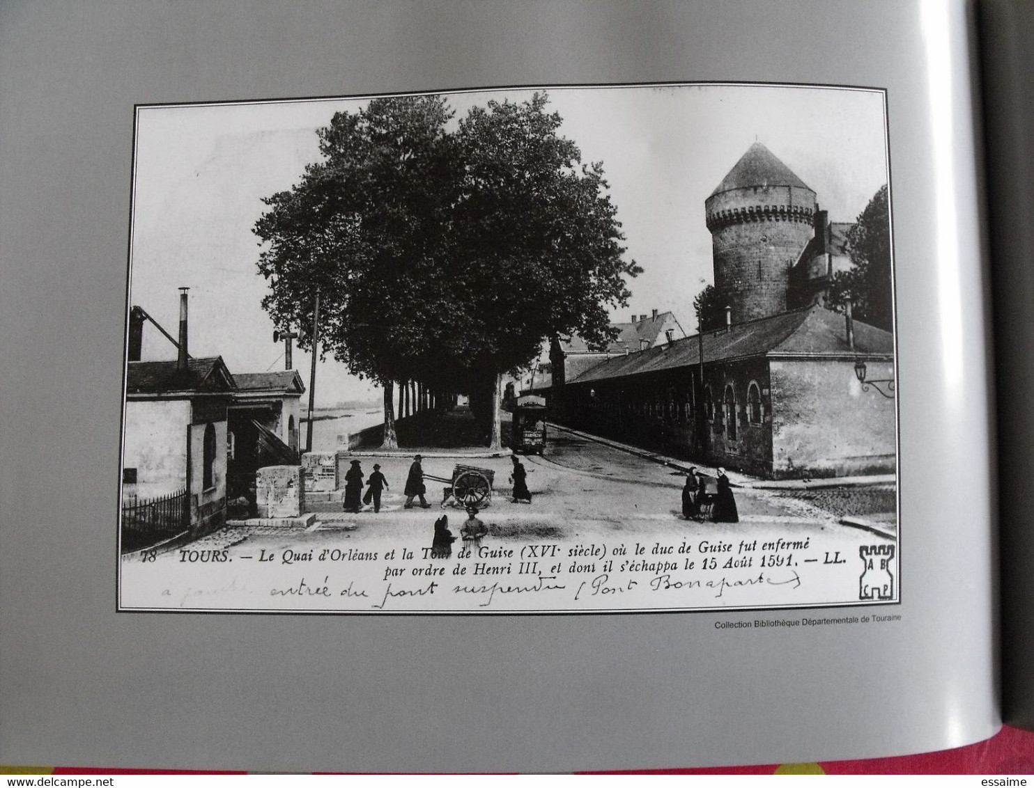 miroir de Tours 1900-200. carte postale photo.Bernard & Lemoine-Chevallereau. Indre et Loire ville