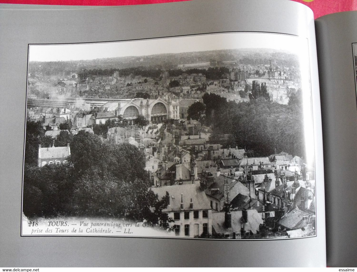 miroir de Tours 1900-200. carte postale photo.Bernard & Lemoine-Chevallereau. Indre et Loire ville