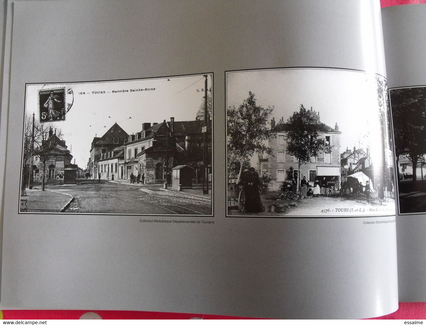 miroir de Tours 1900-200. carte postale photo.Bernard & Lemoine-Chevallereau. Indre et Loire ville