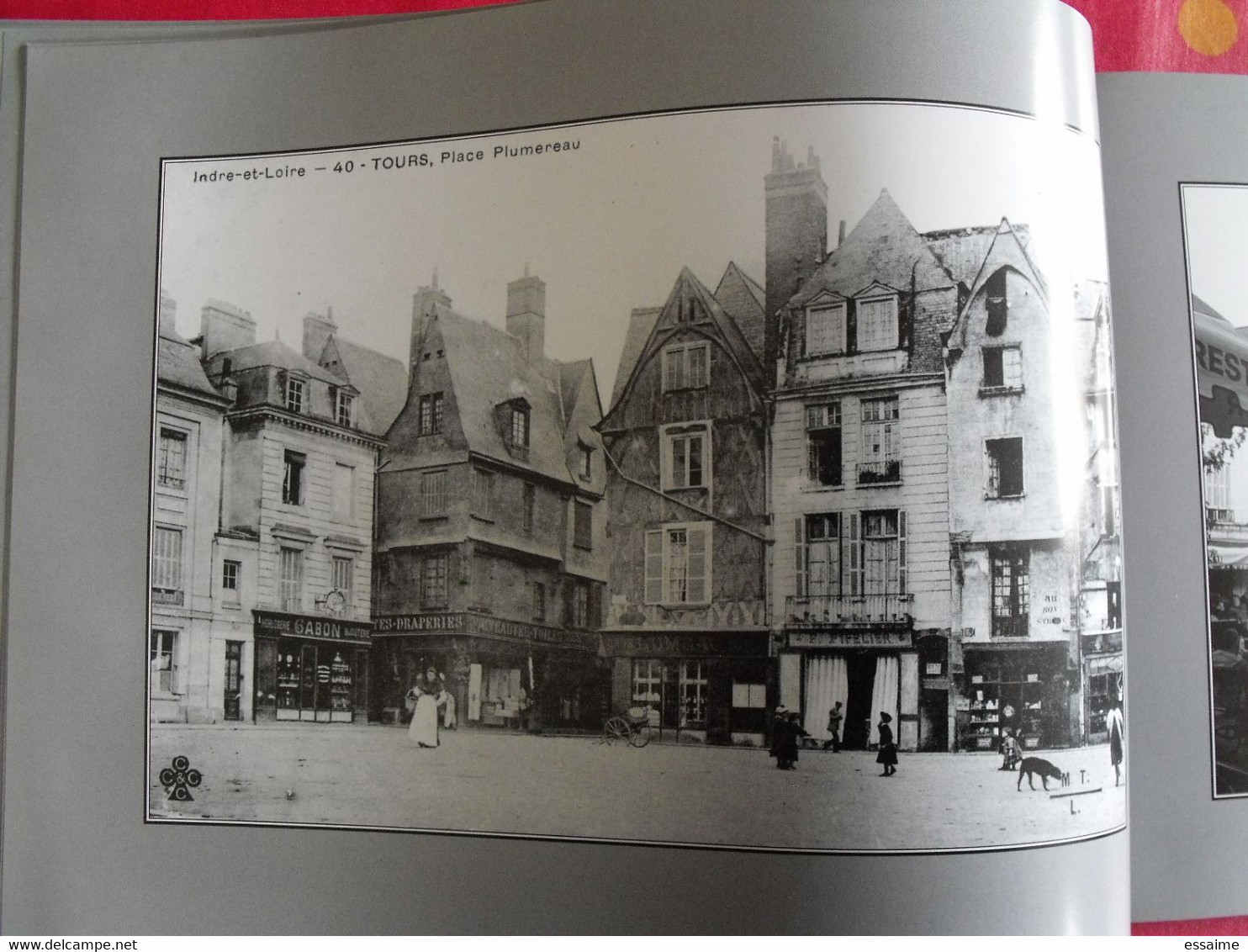 miroir de Tours 1900-200. carte postale photo.Bernard & Lemoine-Chevallereau. Indre et Loire ville