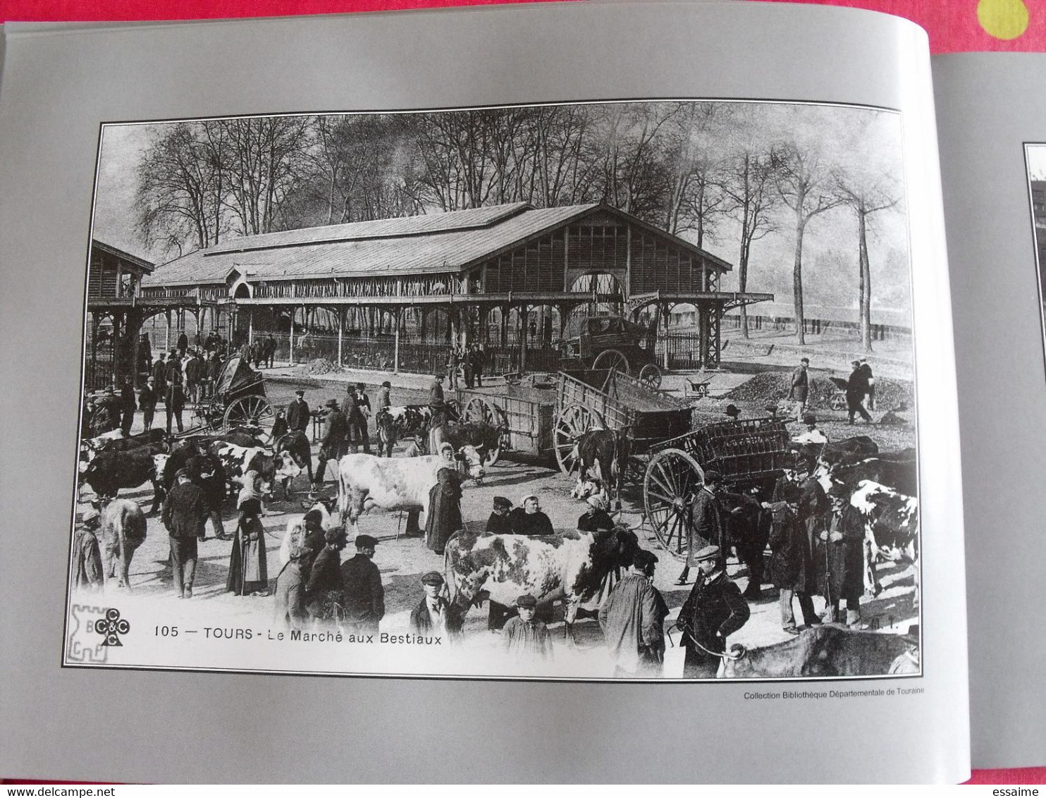 miroir de Tours 1900-200. carte postale photo.Bernard & Lemoine-Chevallereau. Indre et Loire ville