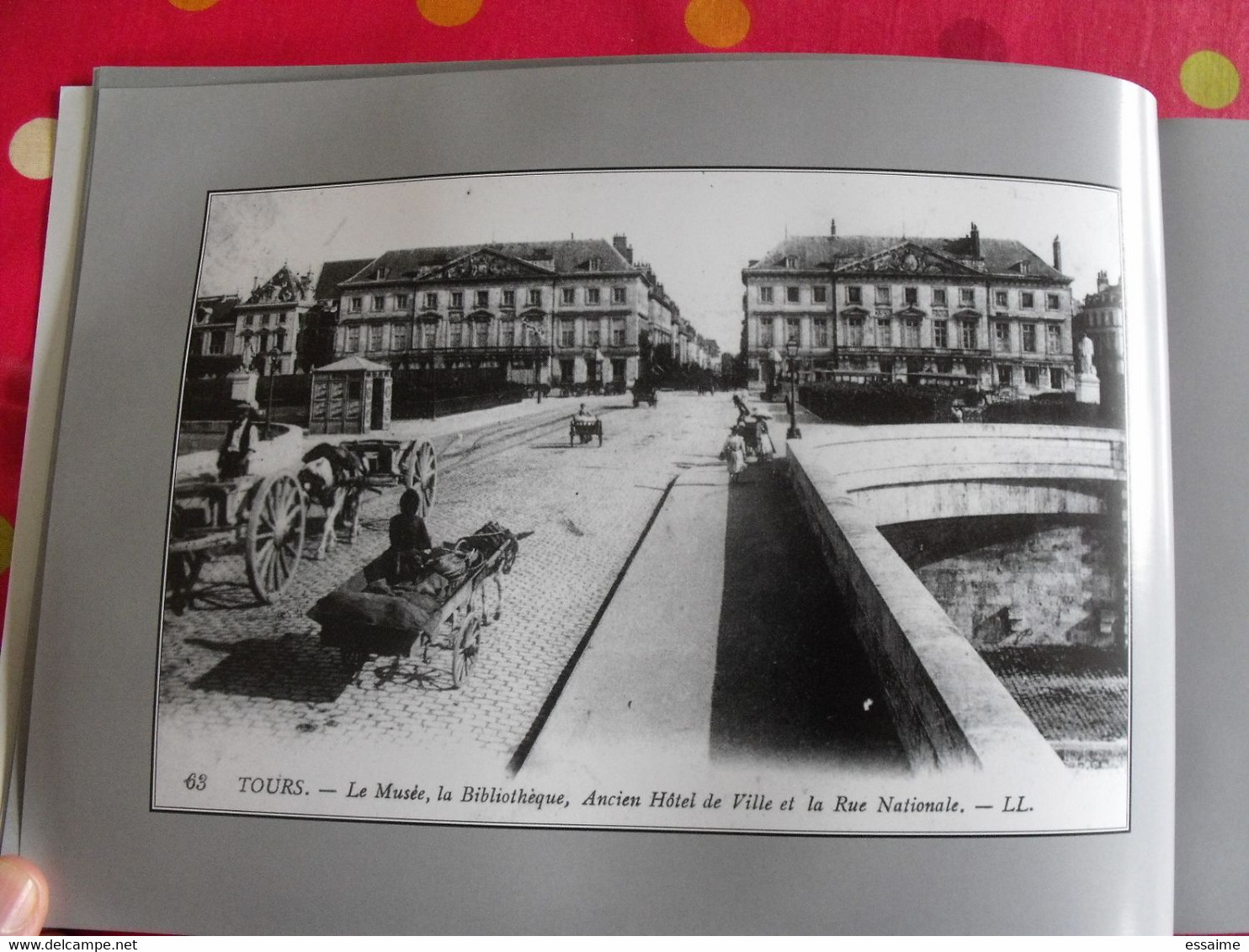 miroir de Tours 1900-200. carte postale photo.Bernard & Lemoine-Chevallereau. Indre et Loire ville