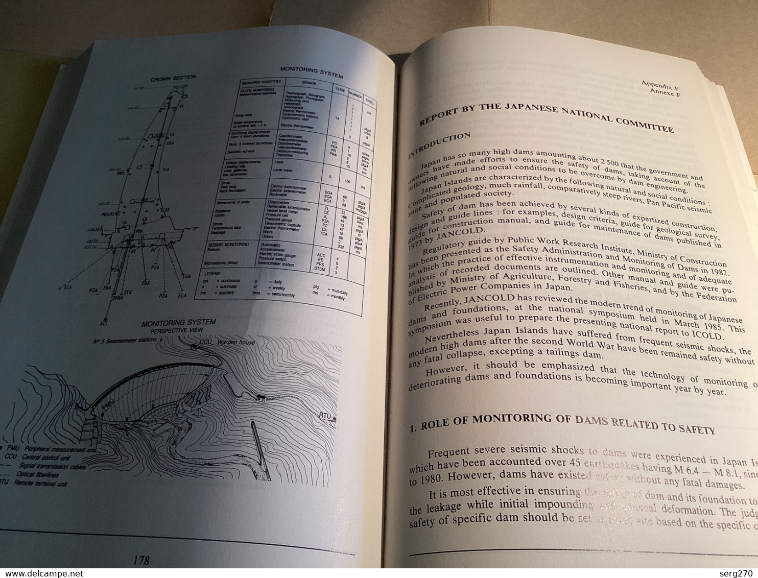 AUSCULTATION OF DAMS AND THEIR FOUNDATIONS - THE CURRENT TECHNIQUE bulletin 68