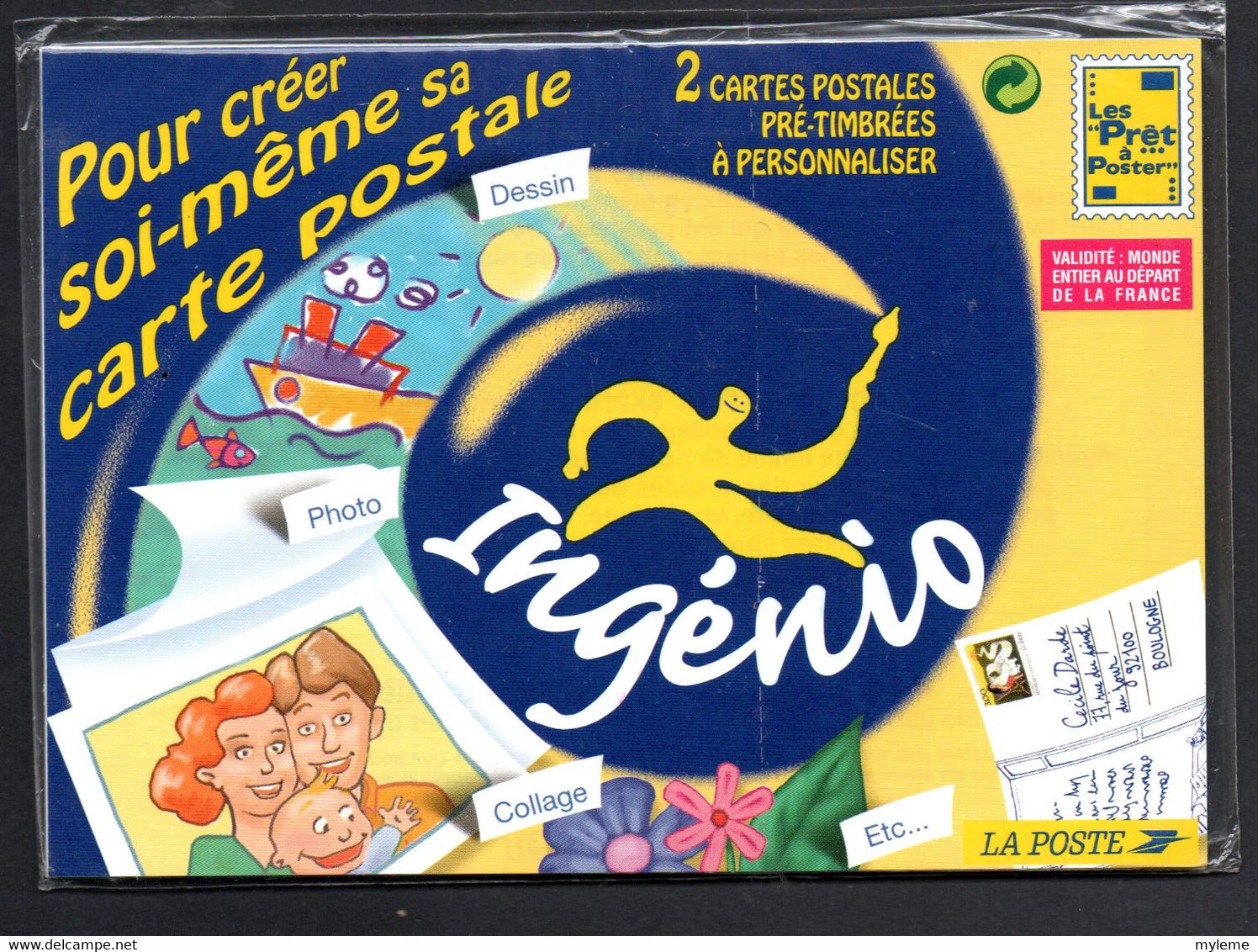 AC-1 France PAP  Ingénio ** Sous Blister  Lot De 2 Cartes - PAP: Sonstige (1995-...)