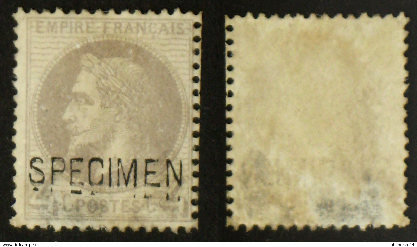 N° 27Bf 4c NAPOLEON LAURE SPECIMEN Neuf NSG Déf. Cote 400€ - Specimen