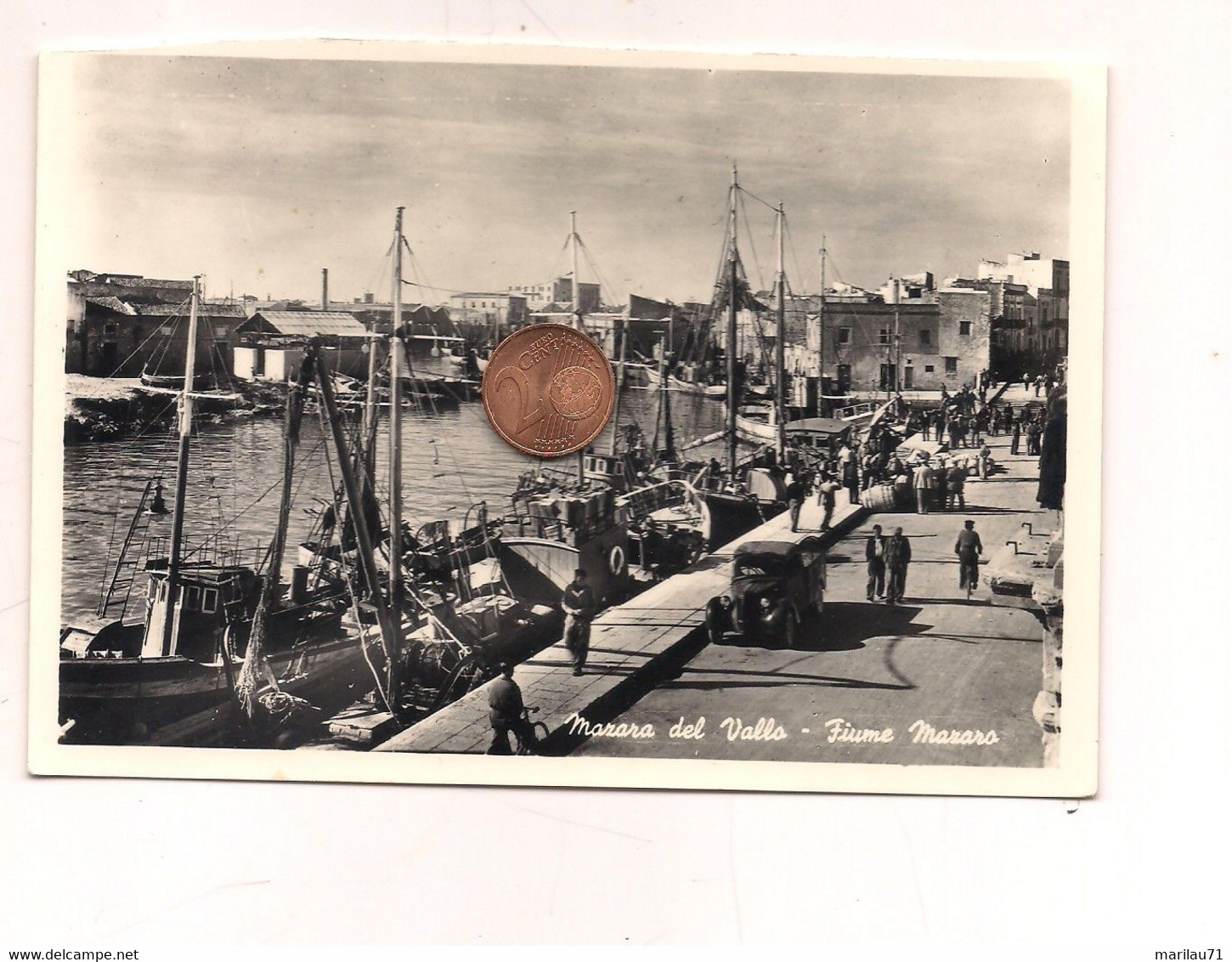 TP417 Sicilia MAZARA DEL VALLO Trapani 1958 - Mazara Del Vallo