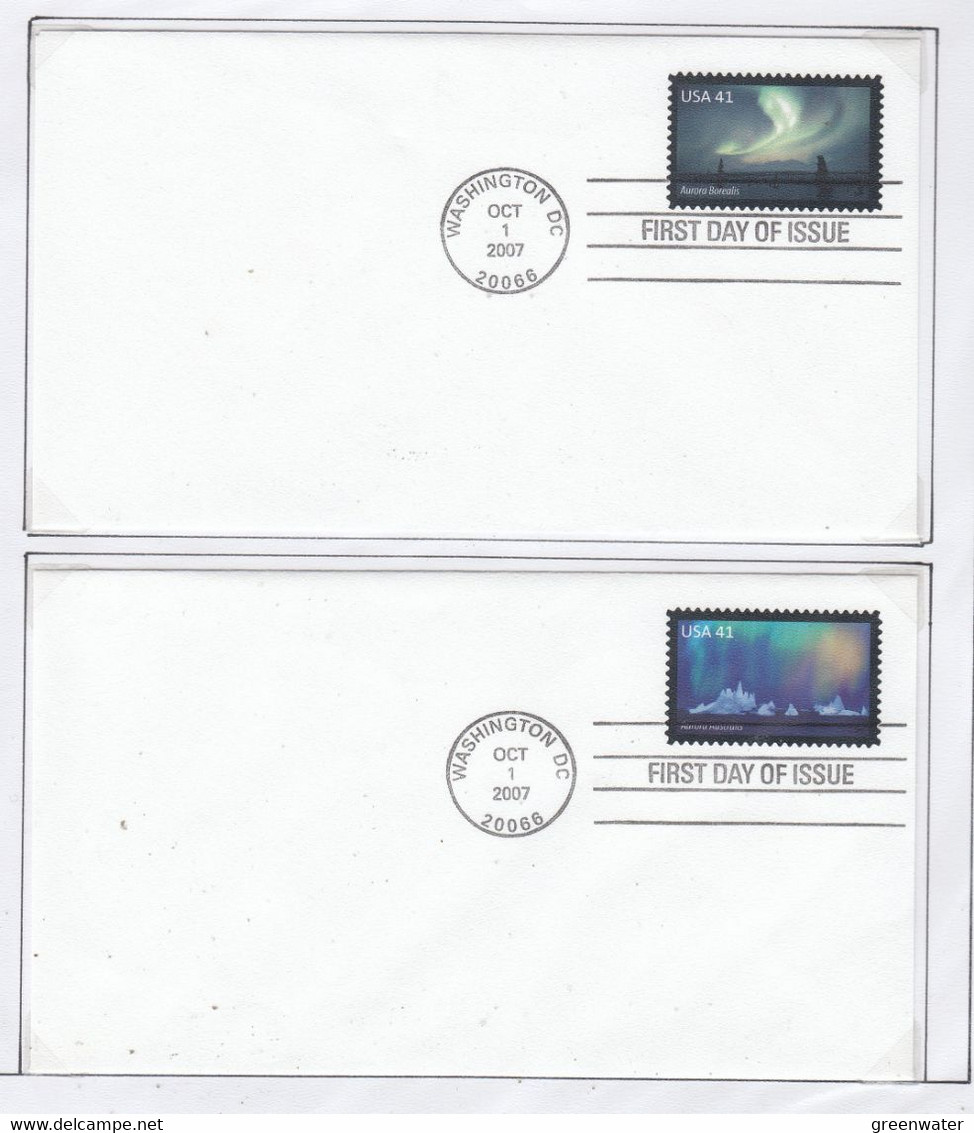 USA 2007 Polar Lights 2 FDC (AA150) - 2001-2010
