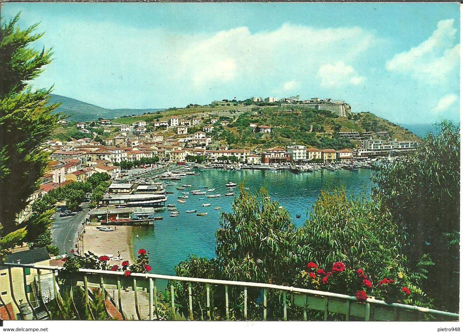 Isola D'Elba, Porto Azzurro (Livorno) Scorcio Panoramico, Panoramic View, Vue Panoramique, Ansicht - Livorno