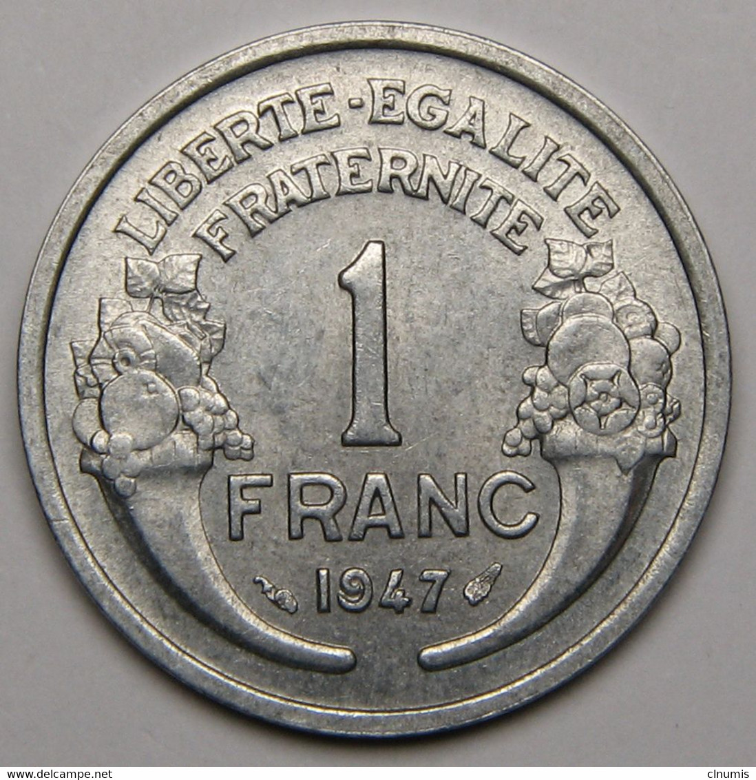 1 Franc Morlon 1947 , Aluminium - Gouvernement Provisoire De La République Française - 1 Franc