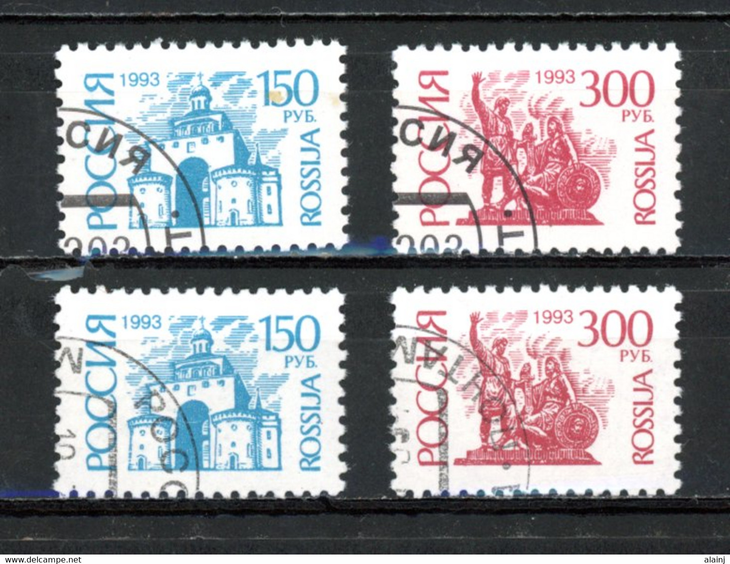 Russie   Y&T   6038 - 6039a  Obl    ---   Les Deux Papiers...   ---   Impeccable. - Usados