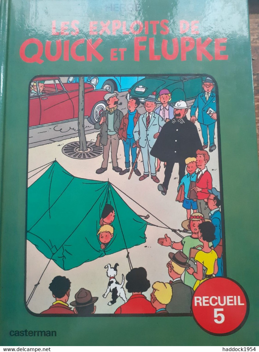 Les Exploits De Quick Et Flupke Recueil 5 HERGE Casterman 1980 - Hergé