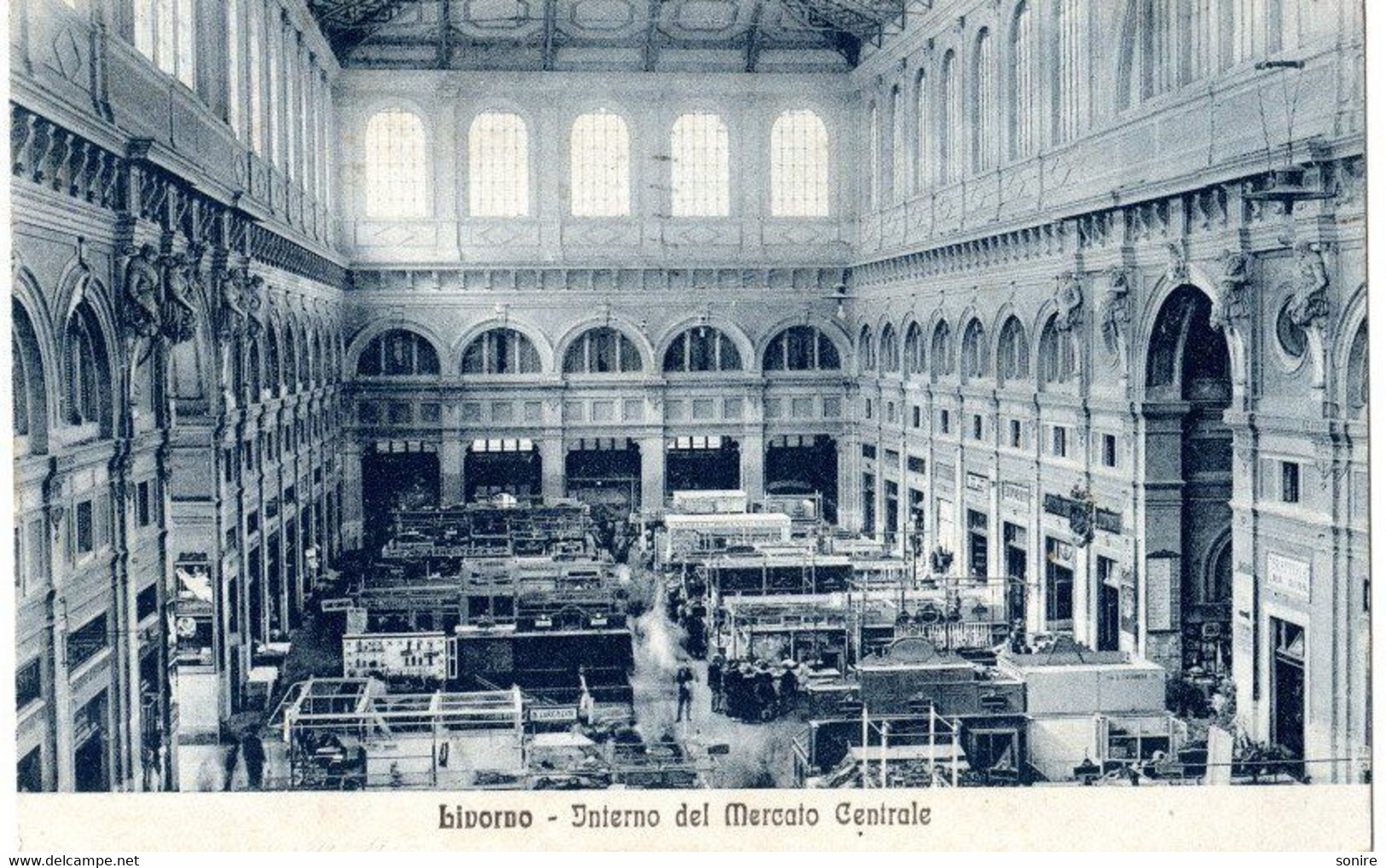 LIVORNO - INTERNO DEL MERCATO GENERALE - ED.MEI - VG 1927 FP - 6604 - Livorno