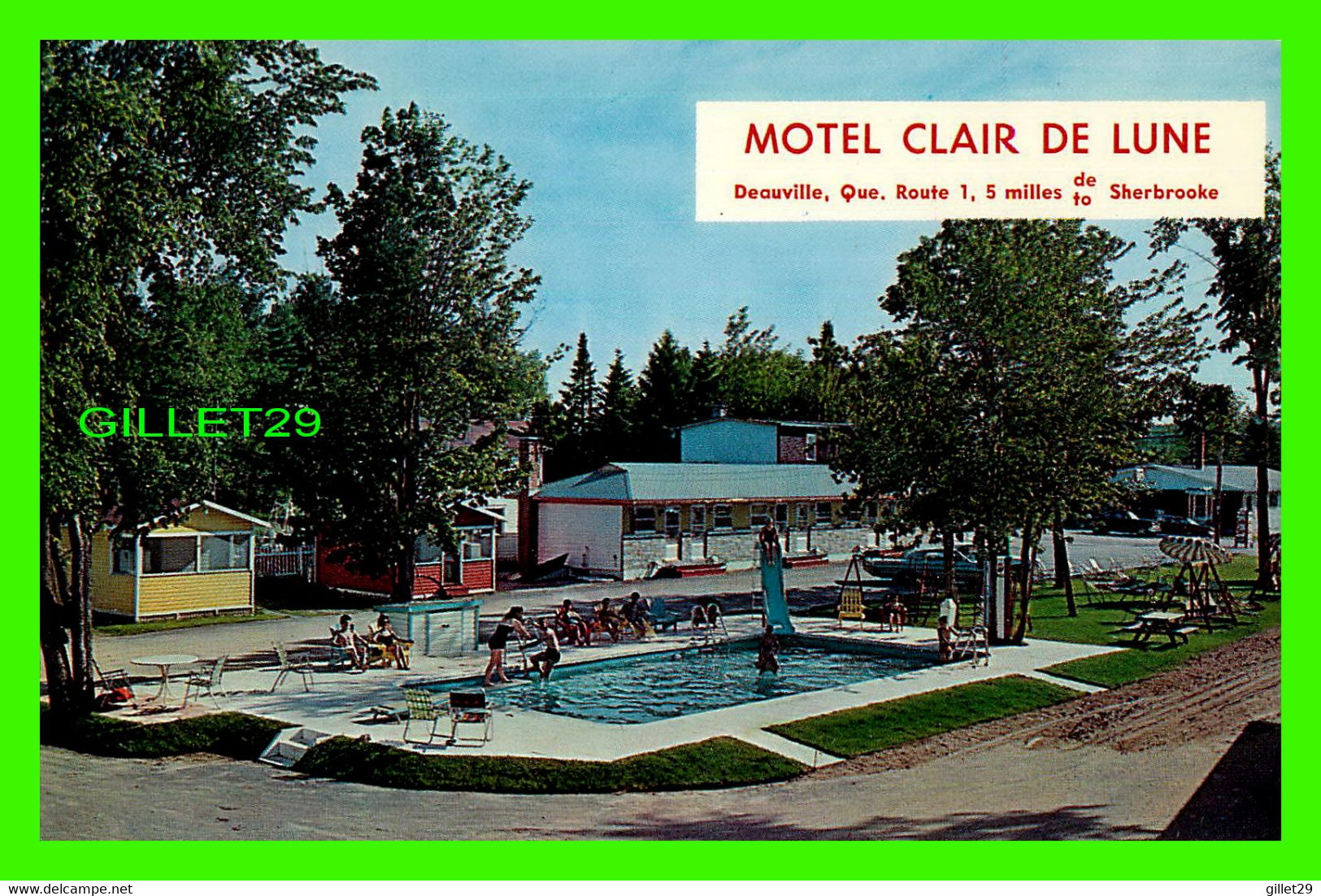 DEAUVILLE, QUÉBEC - MOTEL CLAIR DE LUNE - UNIC - - Sherbrooke