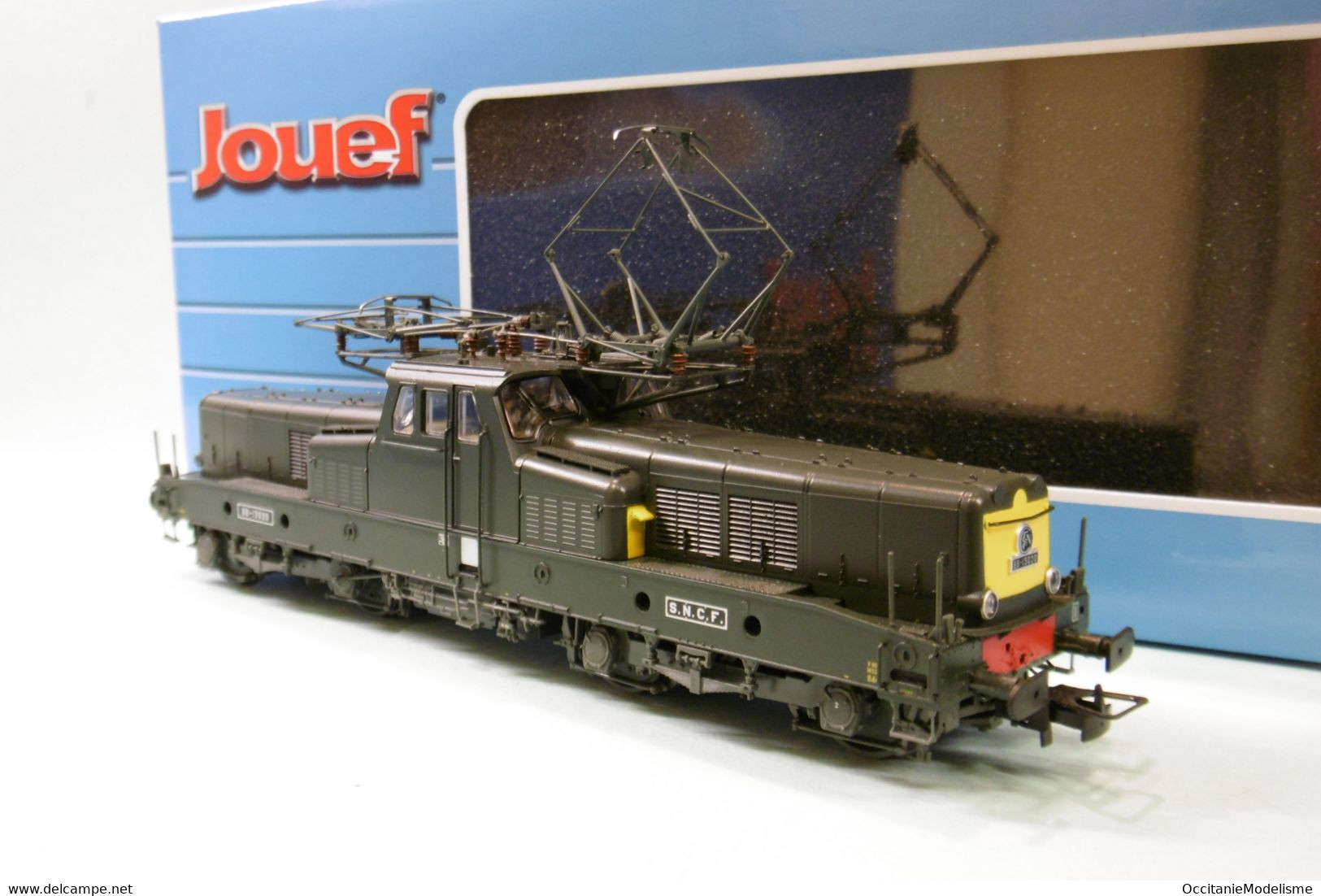 Jouef - Locomotive ELECTRIQUE BB 13020 13000 SNCF Vert ép. III / IV Réf. HJ2402 Neuf HO 1/87 - Locomotieven