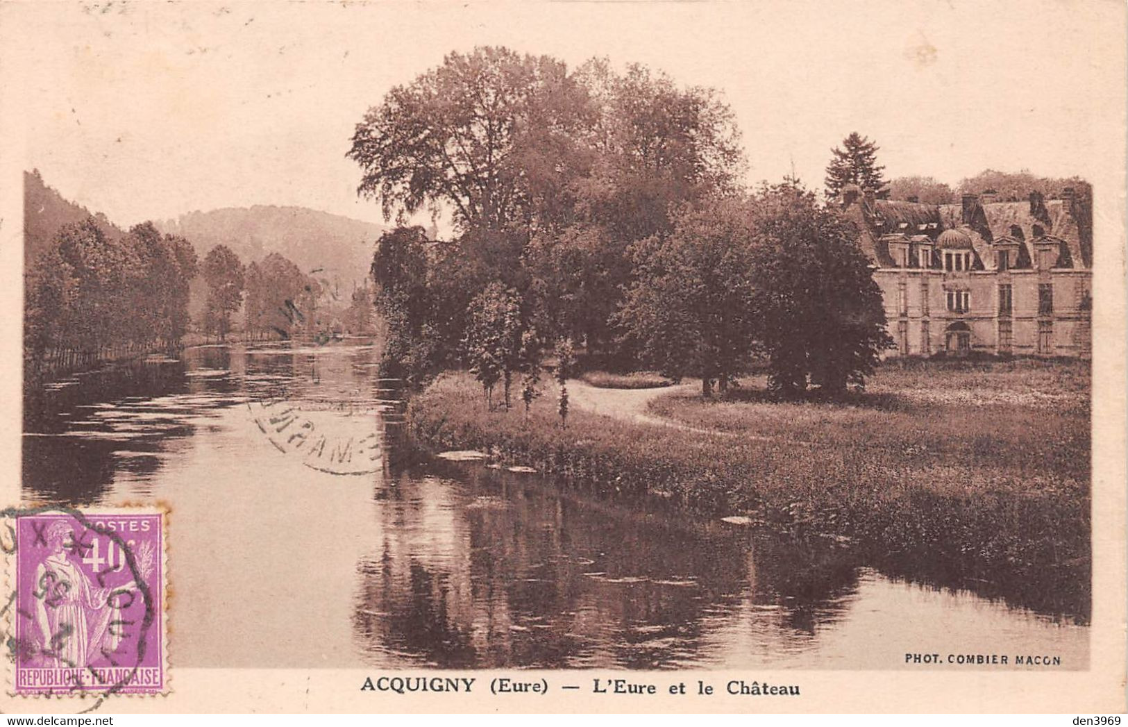 ACQUIGNY (Eure) - L'Eure Et Le Château - Acquigny