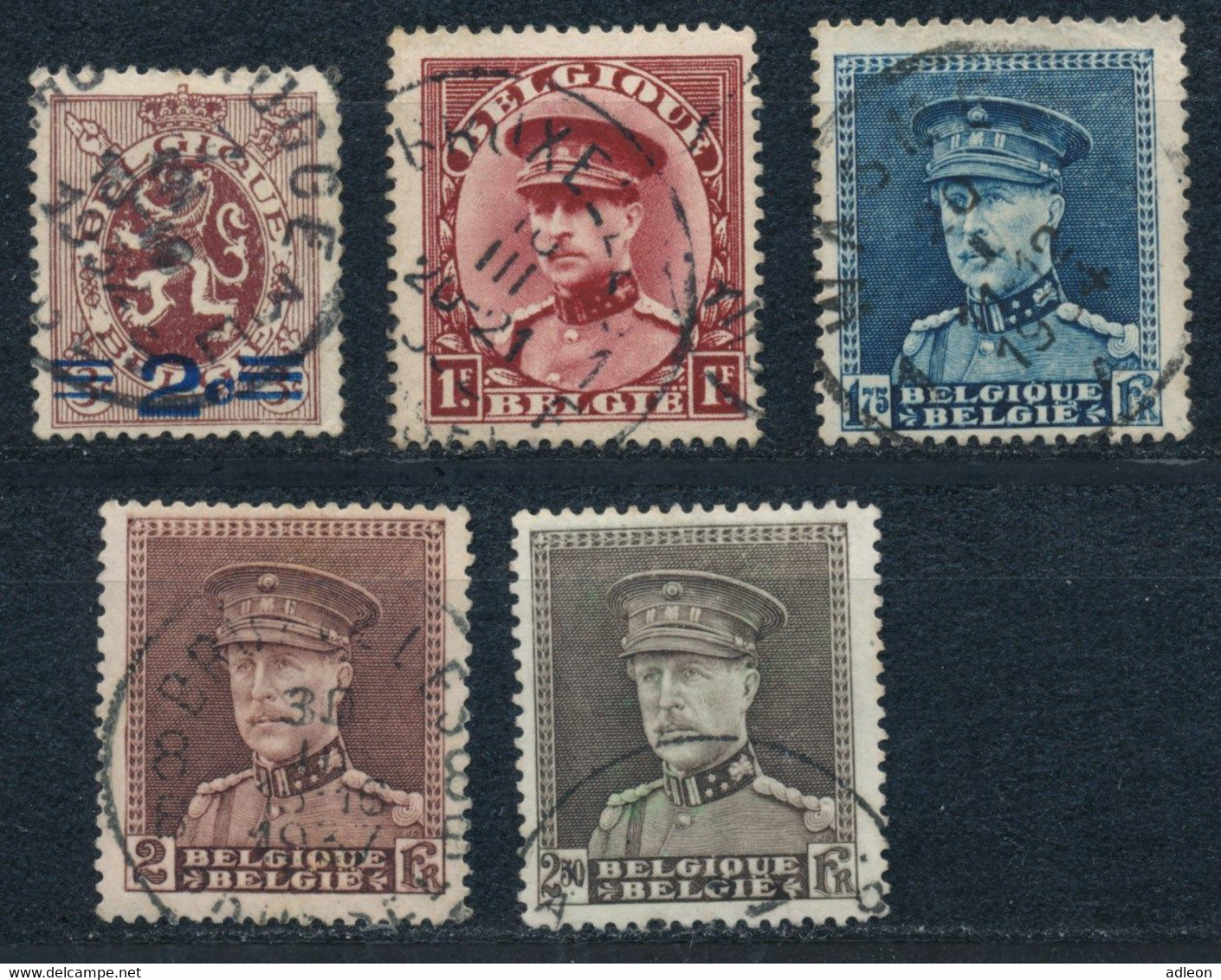 Belgique 1931-32 - Lot  Entre YT 315 Et 322A Obl - 1929-1941 Grande Montenez