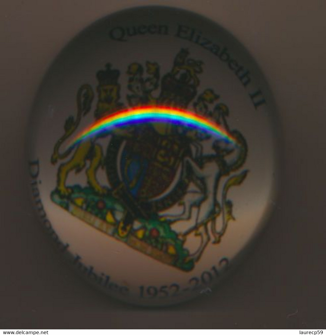 Sulfure -- Boule De Verre - Paperweight -  Souvenir Du Jubilé De La Reine Elizabeth II - 1952 -2012- England - Pisapapeles