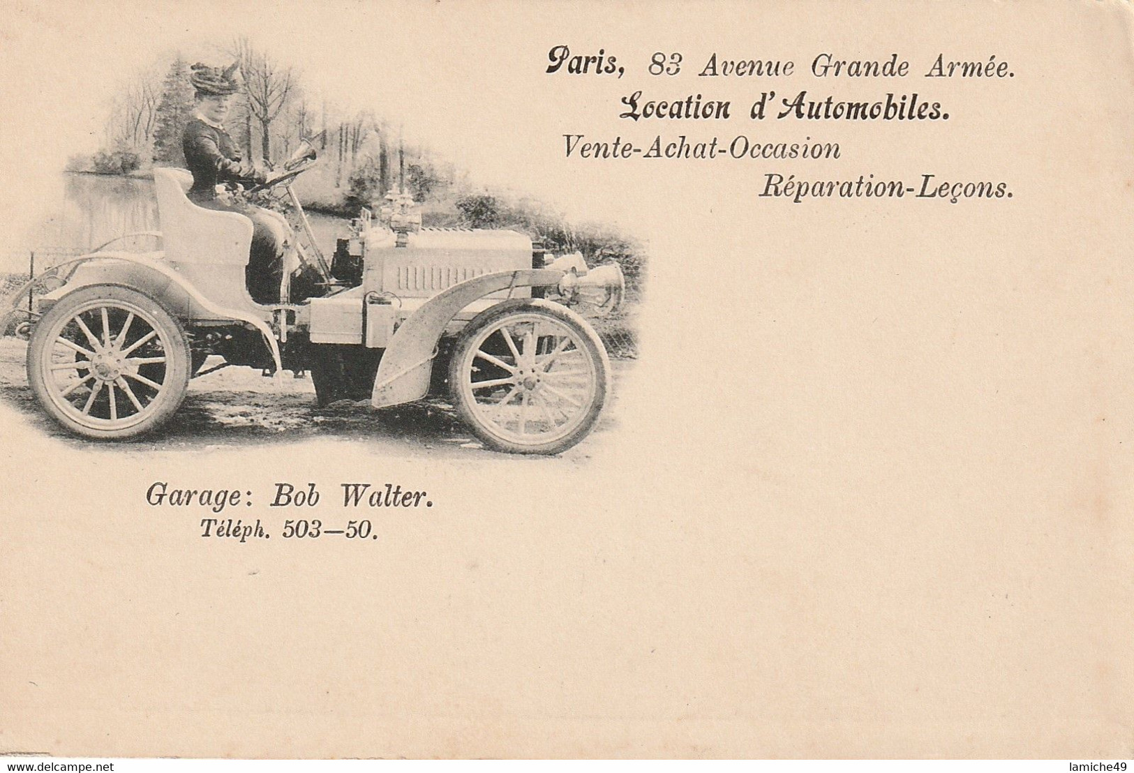 GARAGE BOB WALTER PARIS LOCATION AUTOMOBILES (tacot) - Passenger Cars