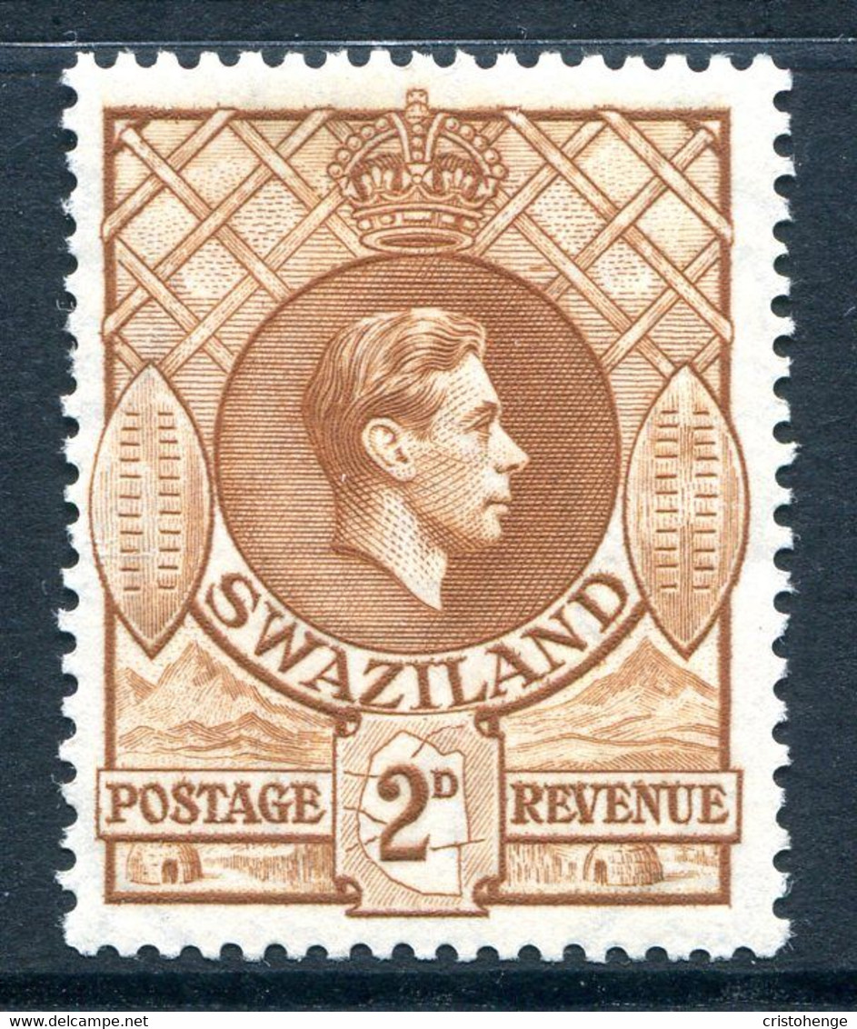 Swaziland 1938-54 King George VI - 2d Yellow-brown - P.13½ X 13 - HM (SG 31) - Swaziland (...-1967)