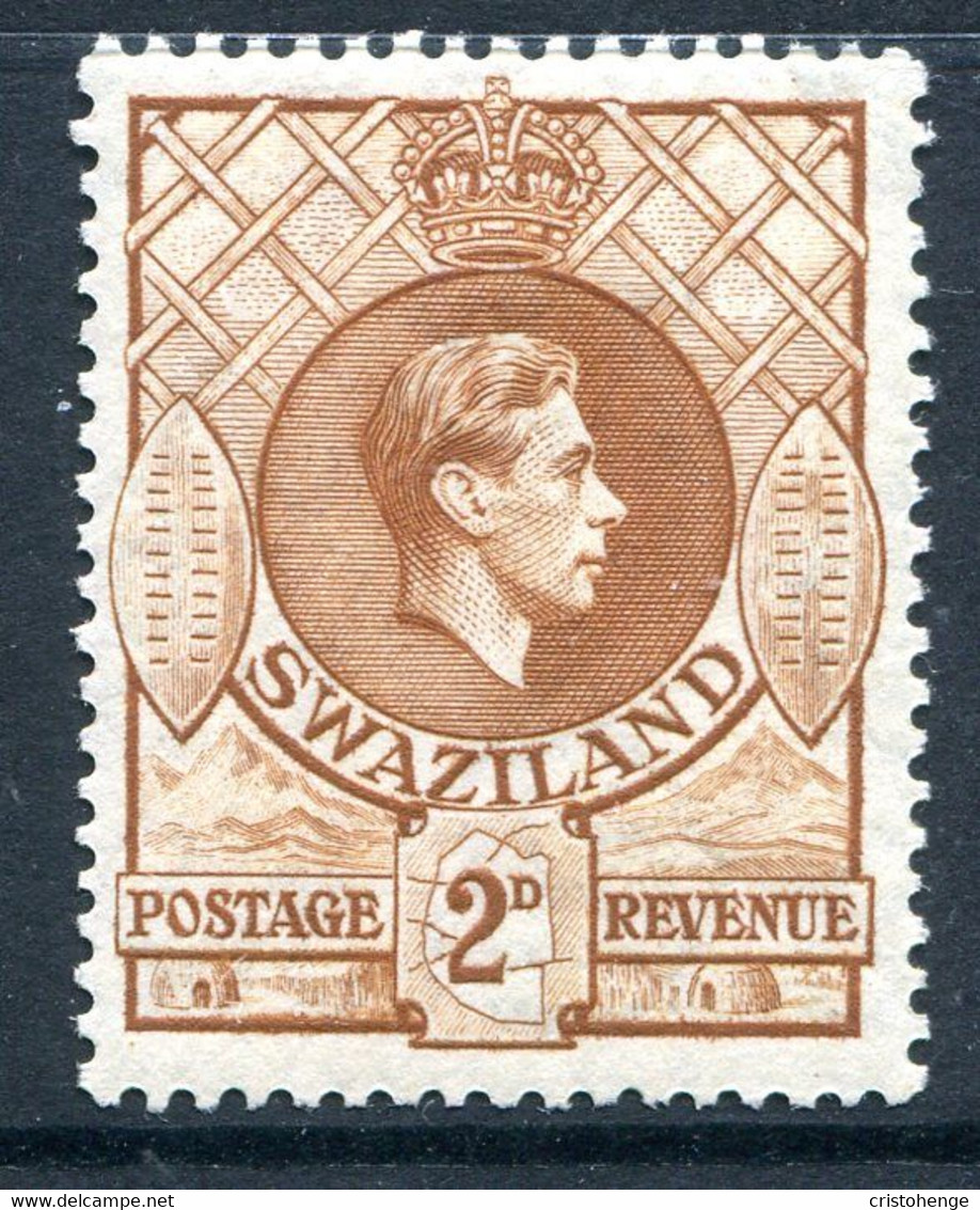 Swaziland 1938-54 King George VI - 2d Yellow-brown - P.13½ X 13 - HM (SG 31) - Swaziland (...-1967)