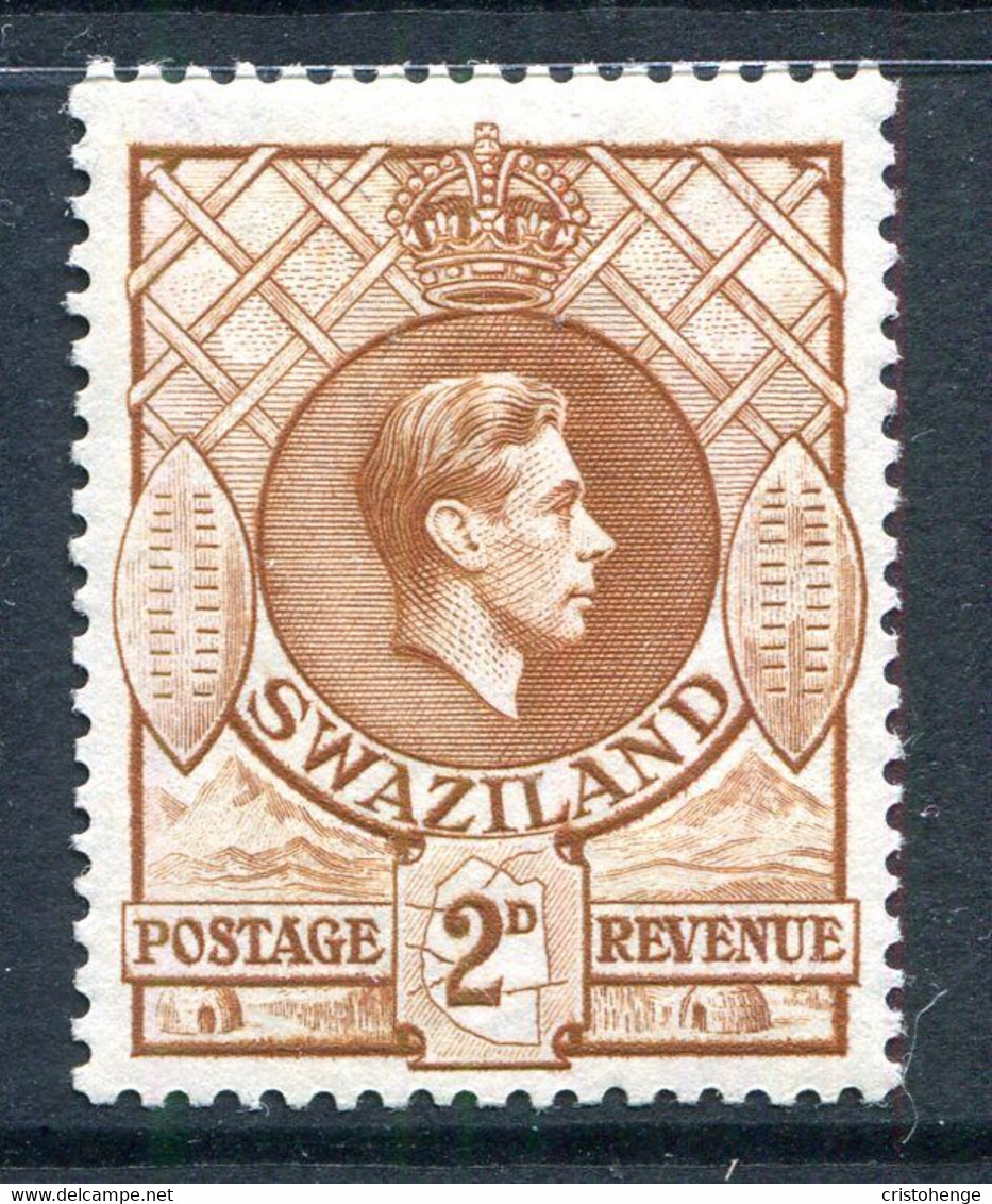 Swaziland 1938-54 King George VI - 2d Yellow-brown - P.13½ X 13 - HM (SG 31) - Swaziland (...-1967)