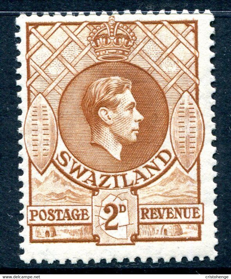 Swaziland 1938-54 King George VI - 2d Yellow-brown - P.13½ X 13 - HM (SG 31) - Swaziland (...-1967)