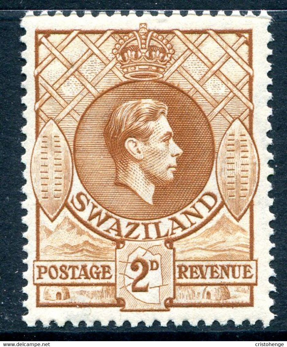 Swaziland 1938-54 King George VI - 2d Yellow-brown - P.13½ X 13 - HM (SG 31) - Swaziland (...-1967)