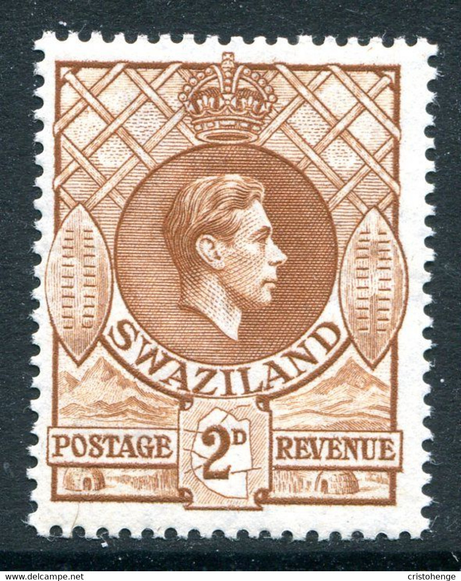 Swaziland 1938-54 King George VI - 2d Yellow-brown - P.13½ X 14 - HM (SG 31a) - Swaziland (...-1967)