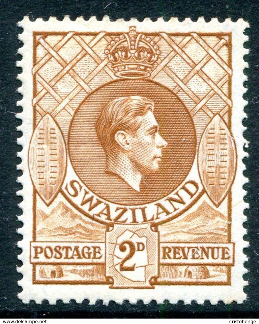 Swaziland 1938-54 King George VI - 2d Yellow-brown - P.13½ X 14 - HM (SG 31a) - Swaziland (...-1967)