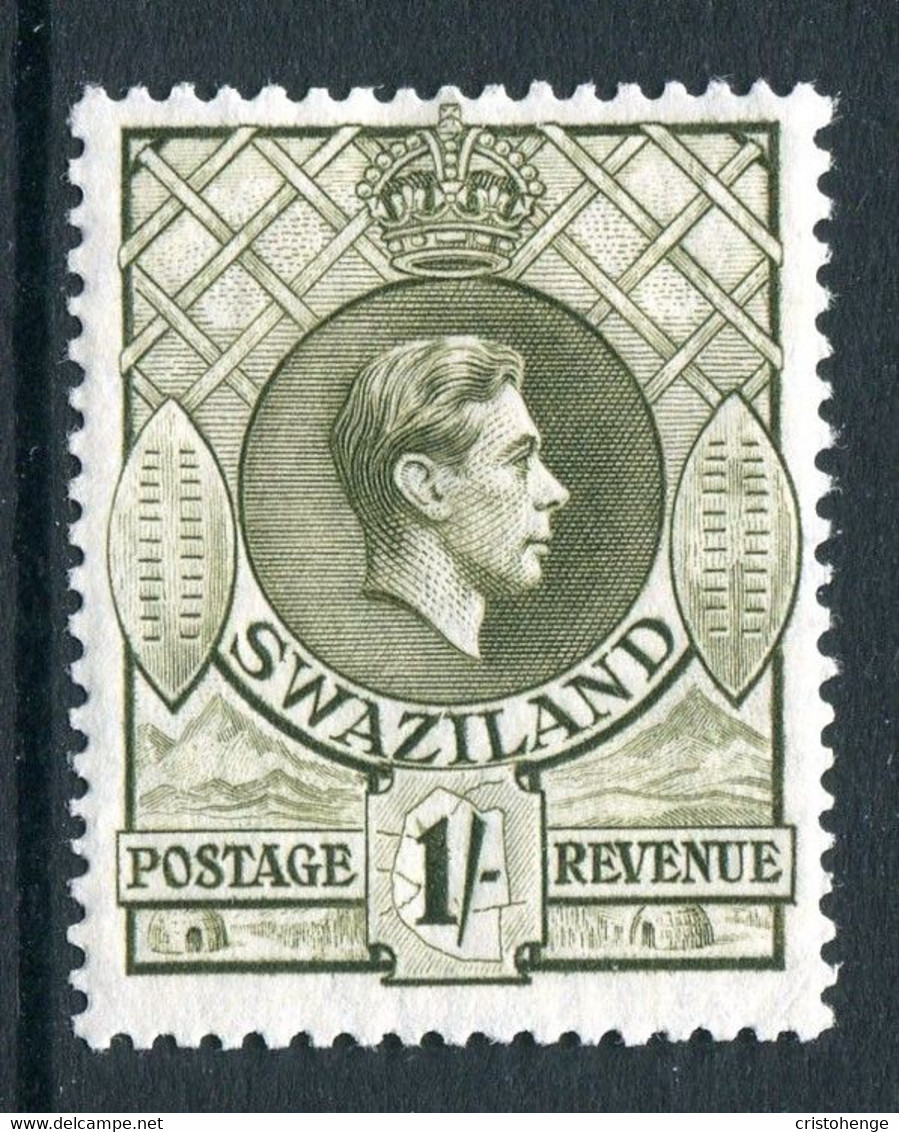 Swaziland 1938-54 King George VI - 1/- Brown-olive - P.13½ X 13 - HM (SG 35) - Swaziland (...-1967)