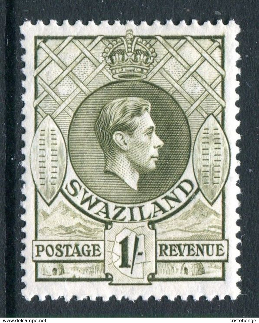 Swaziland 1938-54 King George VI - 1/- Brown-olive - P.13½ X 13 - HM (SG 35) - Swaziland (...-1967)