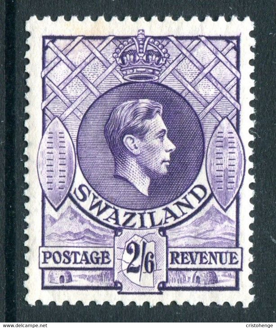 Swaziland 1938-54 King George VI - 2/6 Bright Violet - P.13½ X 13 - HM (SG 36) - Swaziland (...-1967)