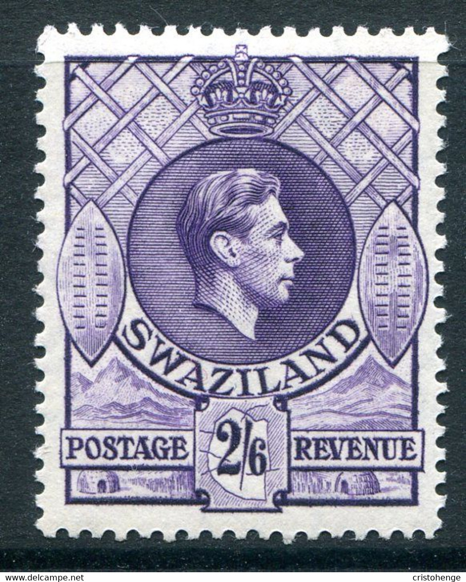 Swaziland 1938-54 King George VI - 2/6 Violet - P.13½ X 14 - HM (SG 36a) - Swaziland (...-1967)