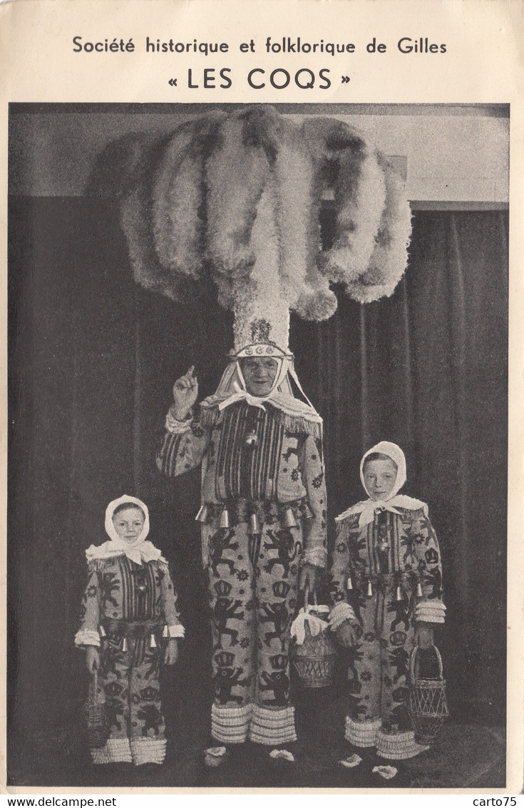 Belgique - Histoire Folklore - Jemappes-lez-Mons - Les Gilles - Les Coqs - Fête Carnaval - Mons