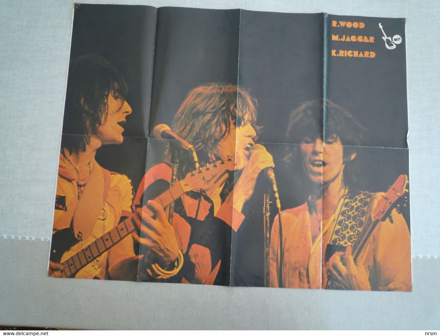 Poster Années 70 / Rolling Stones & Rolling Stones / Best - Affiches & Posters